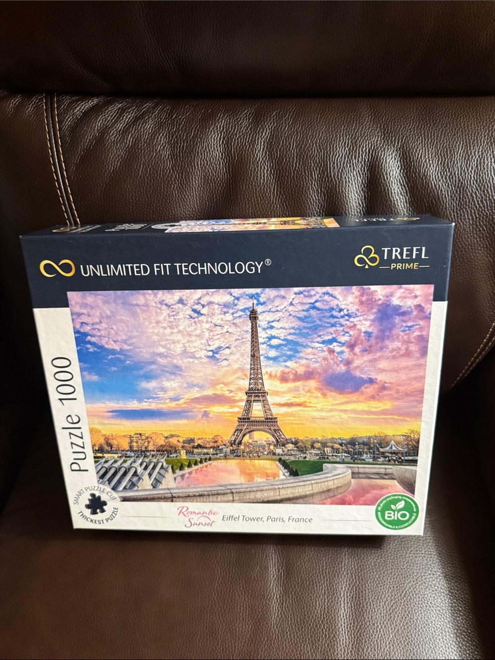 Trefl Prime 1000-Piece Puzzle - Romantic Sunset: Eiffel Tower, Paris, France